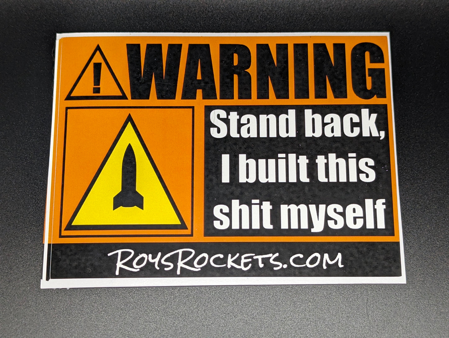 Warning decal